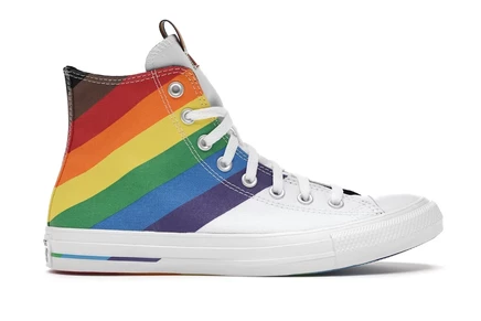 Мужские кеды Converse Chuck Taylor All Star Hi Pride, бело-красные