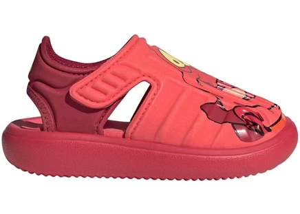 Детские водные сандалии adidas Sebastian, красно-белые