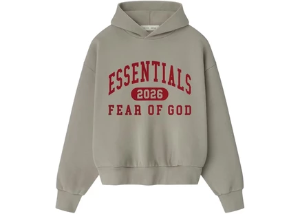 Унисекс худи Fear of God Essentials Classic, дымчато-серое