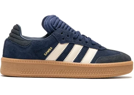 Мужские кроссовки Adidas Samba XLG, тёмно-индиго/кремовые