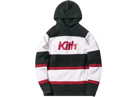 Мужское худи Kith Delk Paneled, темно-зеленое