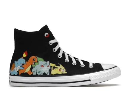 Мужские кеды Converse Chuck Taylor Pokemon, черно-белые