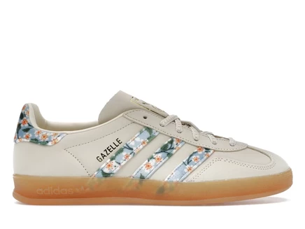 Женские кеды Adidas Gazelle Indoor Liberty London Mitsi Day, бело-синие