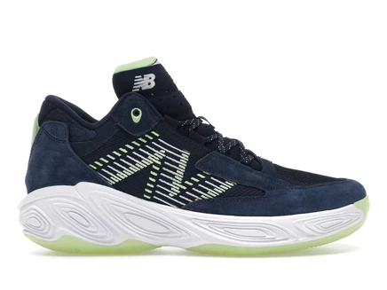 Мужские кроссовки New Balance Fresh Foam BB v2, темно-синий/лаймовый