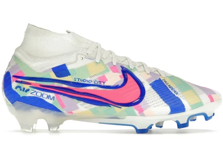 Футбольные бутсы Nike Mercurial Superfly 9 Elite, бело-синие
