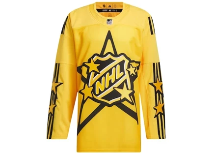 Мужская джерси Adidas x Drew House NHL 2024 All-Star, желтая
