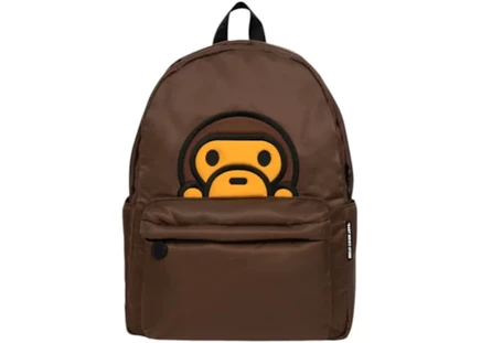 Унисекс рюкзак Bape Baby Milo средний, коричневый