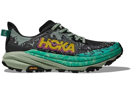 Женские кроссовки Hoka One One Speedgoat 6, черно-зеленые