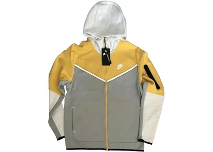 Мужская толстовка Nike Tech Fleece на молнии, многоцветная