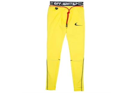 Унисекс тайтсы Nike x Off-White Running Pro, опти-желтые