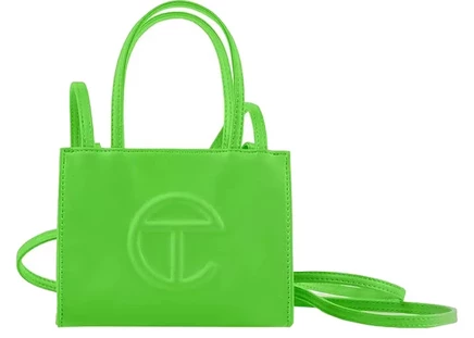 Унисекс сумка Telfar Shopping Bag Small, неоново-зеленая