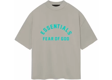 Мужская футболка Fear of God Essentials Heavy Jersey, темно-серая