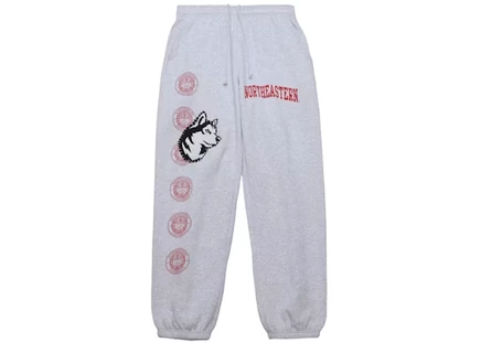 Унисекс штаны travis scott huskies, серый меланж