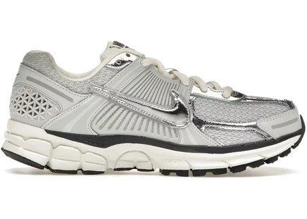 Кроссовки Nike Zoom Vomero 5 Chrome, серые с хромом