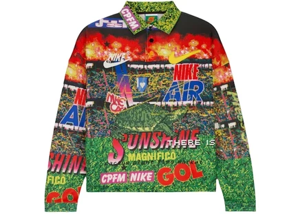Мужское поло Nike x Cactus Plant Flea Market, разноцветное