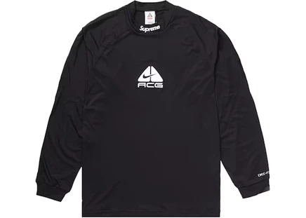 Мужская футболка-джерси Supreme x Nike ACG, черная