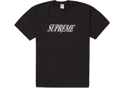 Мужская футболка Supreme Slap Shot, черная