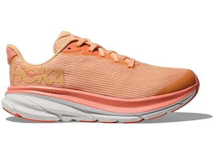 Детские кроссовки Hoka One One Clifton 9, персиково-белые