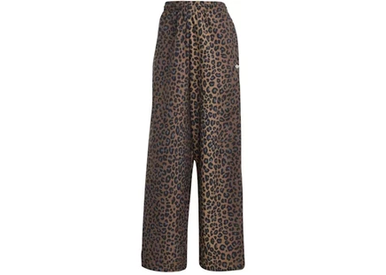 Женские брюки Adidas Leopard Firebird оверсайз, разноцветные