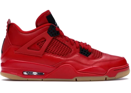 Женские кроссовки Jordan 4 Retro Fire Red 2018, fire red