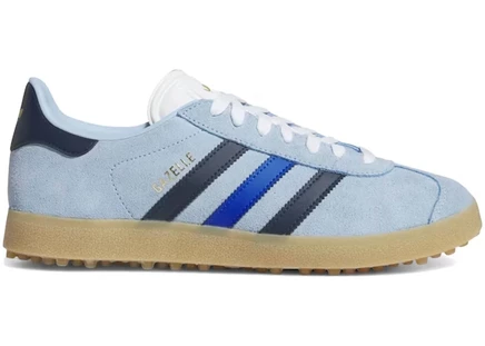 Мужские гольф-кроссовки Adidas Gazelle Spikeless, голубые/индиго