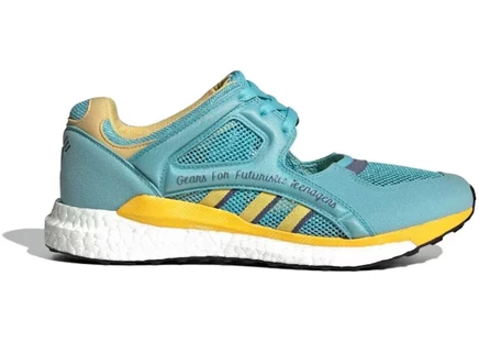 Мужские кеды Adidas EQT Racing, светло-голубые/черные