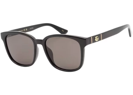 Унисекс солнцезащитные очки Gucci GG0637SK-001, черно-серые