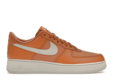 Мужские кеды Nike Air Force 1 Low '07 LX, янтарно-коричневые