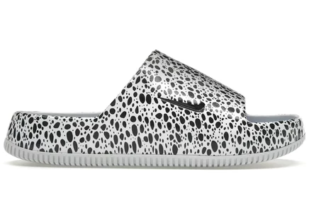 Шлепанцы Nike Calm Slide Olympic Safari, серо‑тёмно‑синие