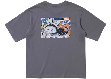 Унисекс футболка Uniqlo x Pop Mart UT 485522, тёмно-серая