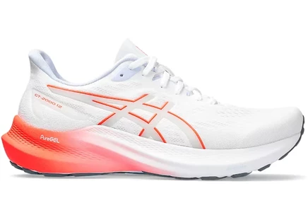 ASICS GT-2000 12 White Sunrise Red (Women's) white/sunrise red