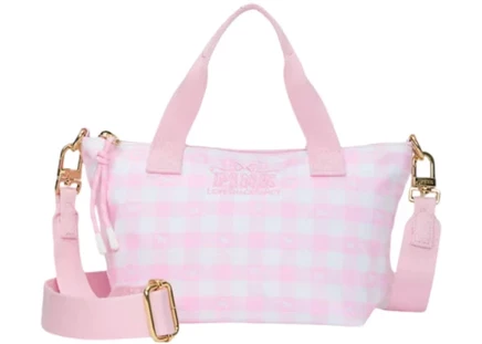 Женская мини-тоут PINK x LoveShackFancy, клетчатая