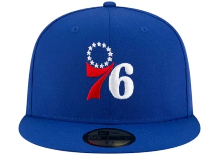 Унисекс кепка OVO x NBA 76ers 59Fifty, сине-белая