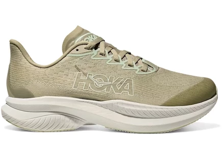 Женские кроссовки Hoka One One Mach 6, бежево-серые