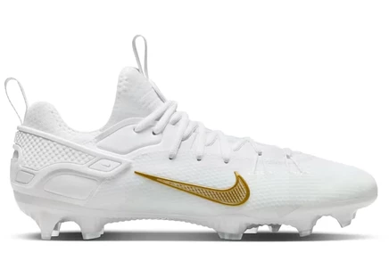 Мужские кроссовки Nike Huarache 9 Elite Low LAX, белые/Metallic Vivid Gold