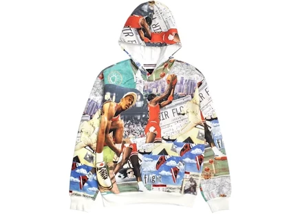 Jordan Brooklyn Fleece Printed Pullover Hoodie Sail/Sail/Sail sail/sail/sail