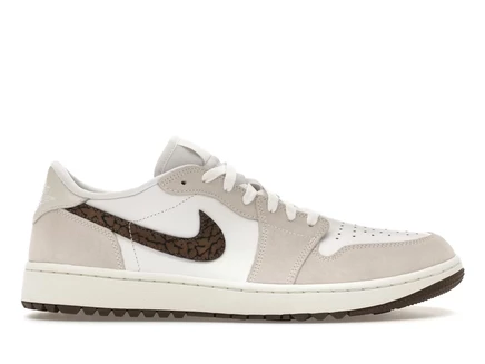 Мужские кроссовки Jordan 1 Retro Low Golf, светло-ореховые