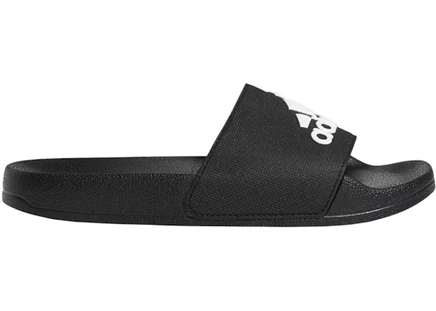 Детские шлепанцы Adidas Adilette Shower, черно-белые