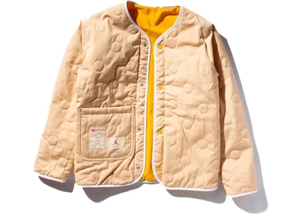 Мужская куртка Jordan x Union M J Liner, золотисто‑белая/черная