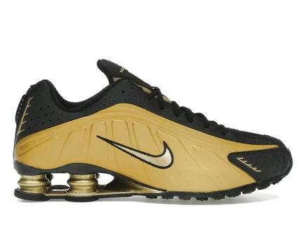Мужские кроссовки Nike Shox R4, золотистые/черные
