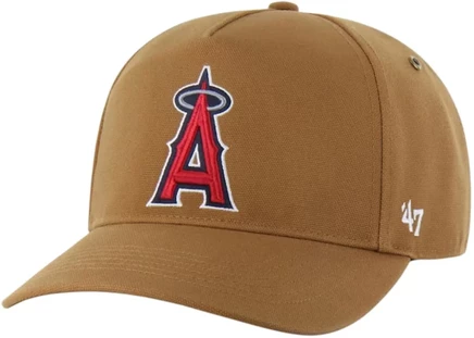 Унисекс кепка 47 brand x carhartt los angeles angels hitch, коричневая