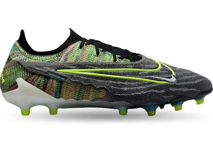 Мужские бутсы Nike Phantom GX Elite, черно-бело-сине-желтые