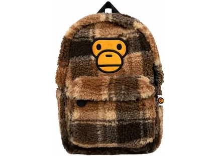 Унисекс рюкзак Bape Baby Milo Mini Fur Check, разноцветный