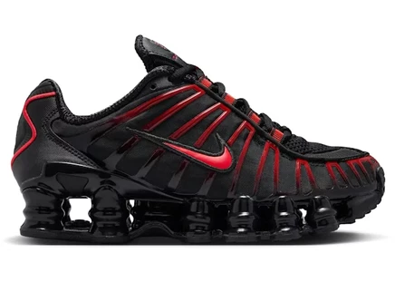 Детские кроссовки Nike Shox TL, черные/светло-красные