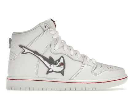 Мужские высокие кроссовки Nike SB Dunk High Oski, белые