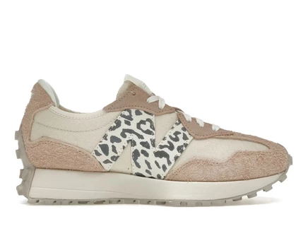Женские кроссовки New Balance 327 Flat Taupe/Linen/Leopard