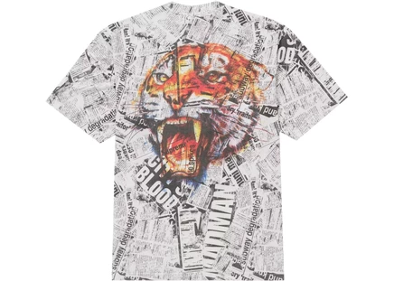 Футболка Supreme Newspaper S/S Top, белая