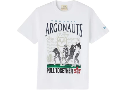 Унисекс футболка OVO x New Era Toronto Argonauts, белая
