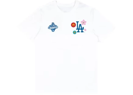Мужская футболка Takashi Murakami x Dodgers 2025, белая