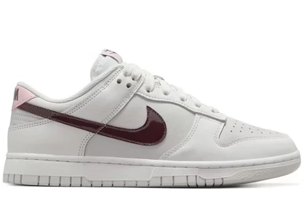 Женские кроссовки Nike Dunk Low, бело-сливовые